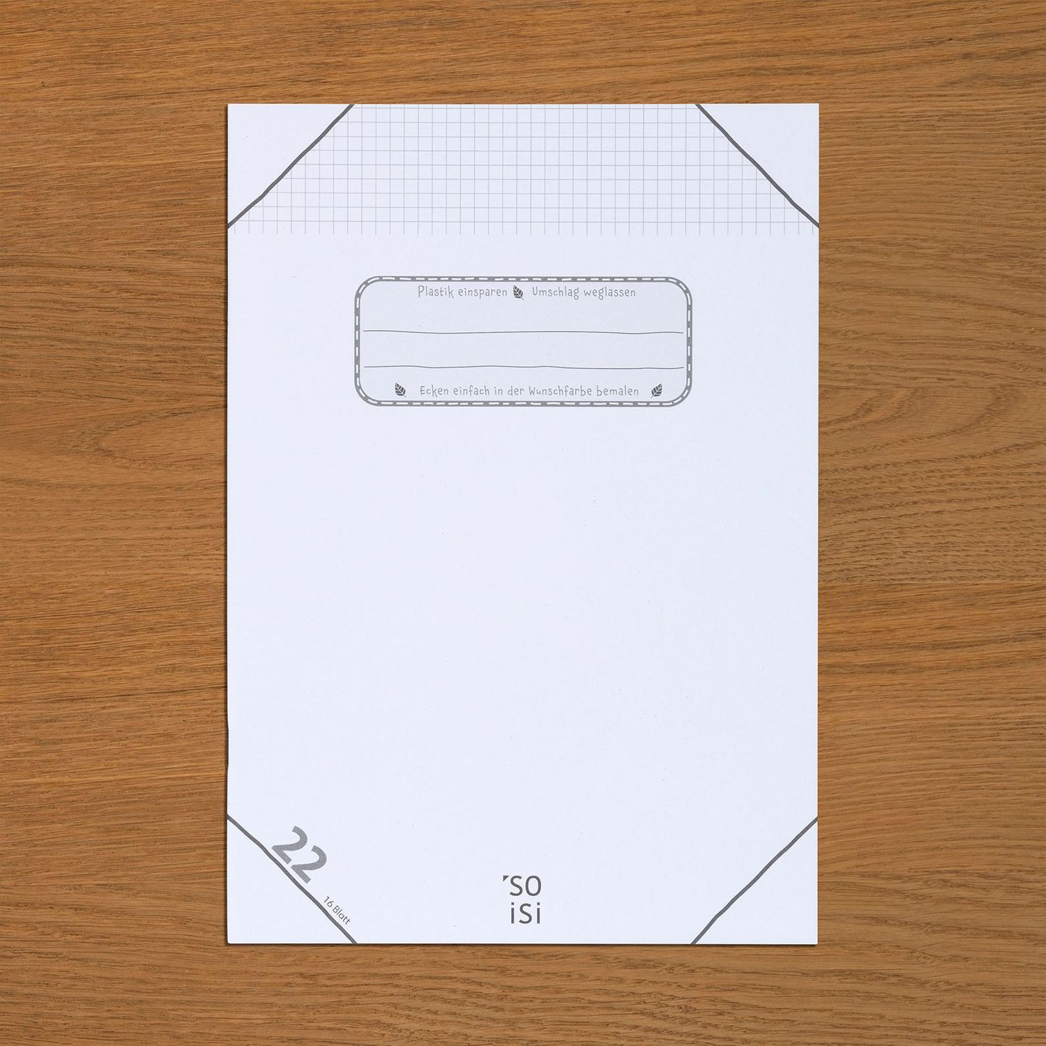 Lineatur 22 (kariert) DIN-A4