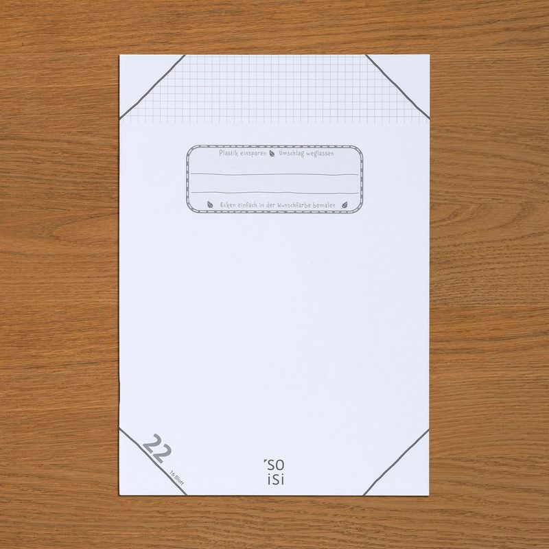 Lineatur 22 (kariert) DIN-A4