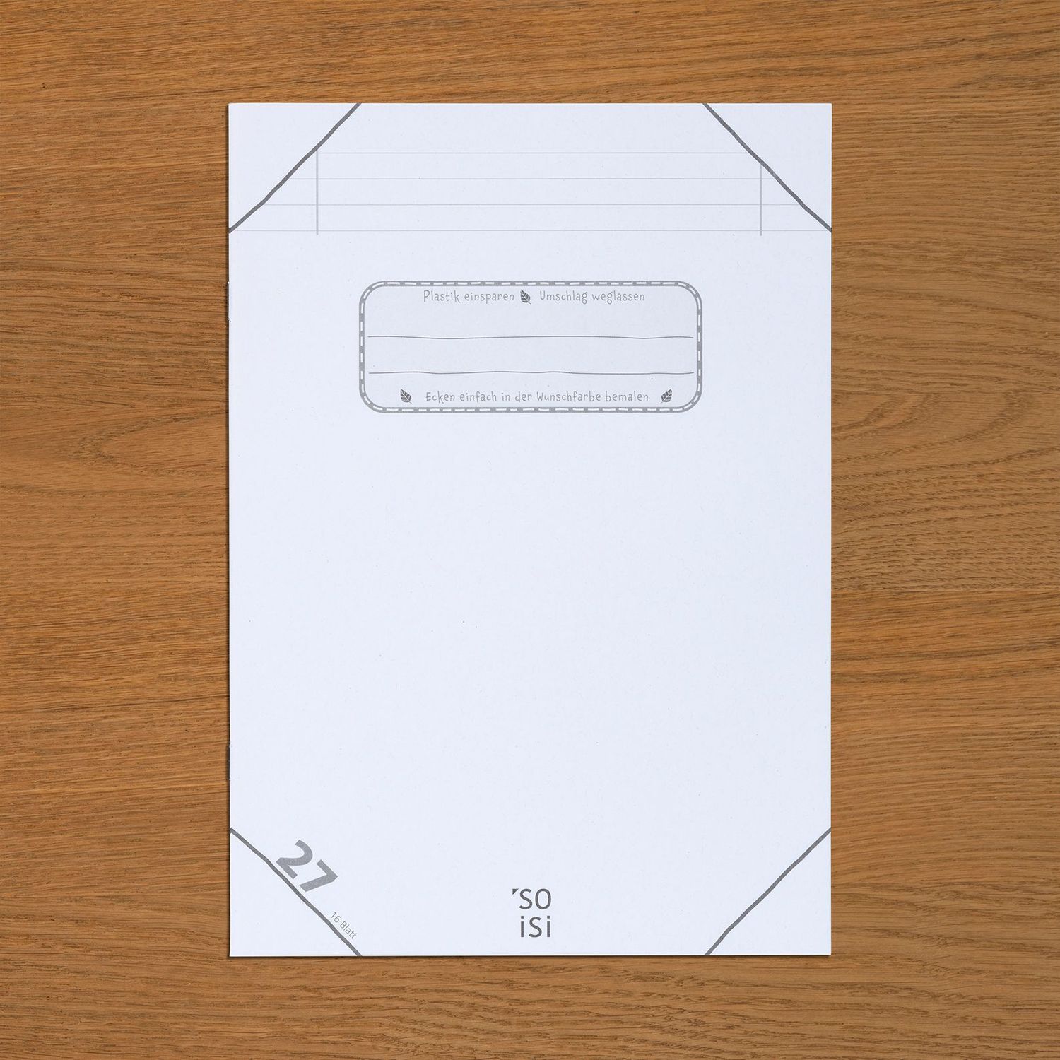 Lineatur 27 (liniert mit Doppelrand) DIN-A4
