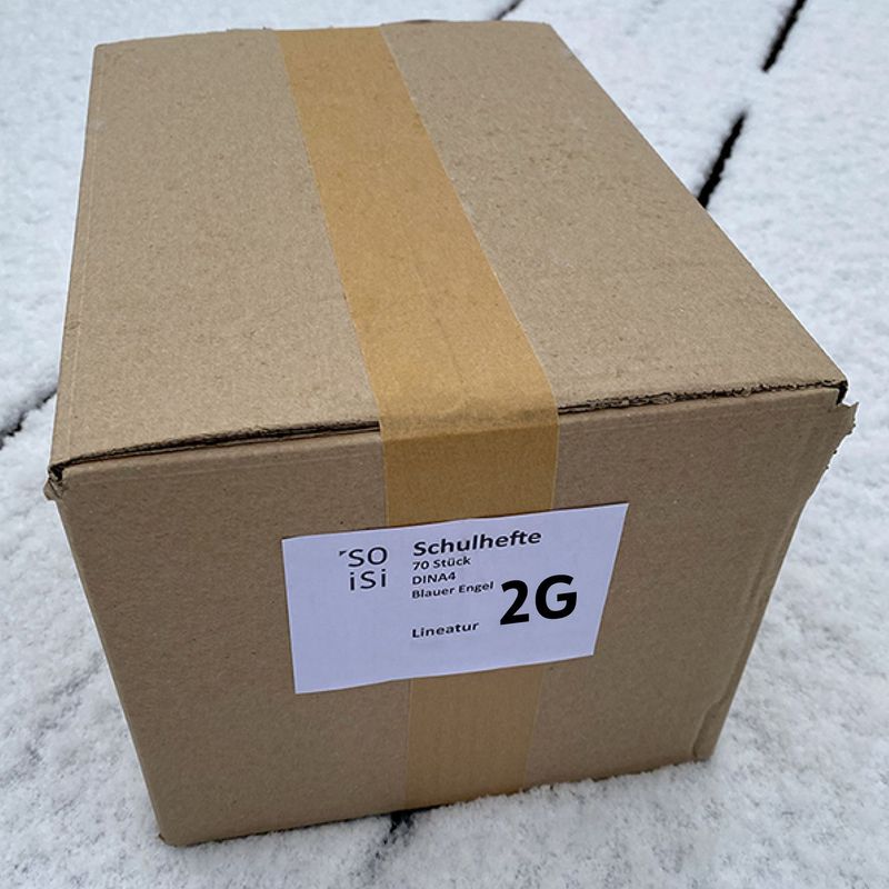 Lineatur 2G, Karton mit 70 Heften, Geschichtenheft für Klasse 2, DIN-A4 Lineatur 2G, Karton mit 70 Heften, Geschichtenheft für Klasse 2, DIN-A4