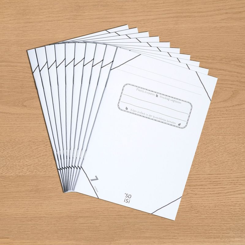 Lineatur 7, 10er Bündel, (kariert Großkaro 7 x 7mm) DIN-A5 Lineatur 7, 10er Bündel, (kariert Großkaro 7 x 7mm) DIN-A5