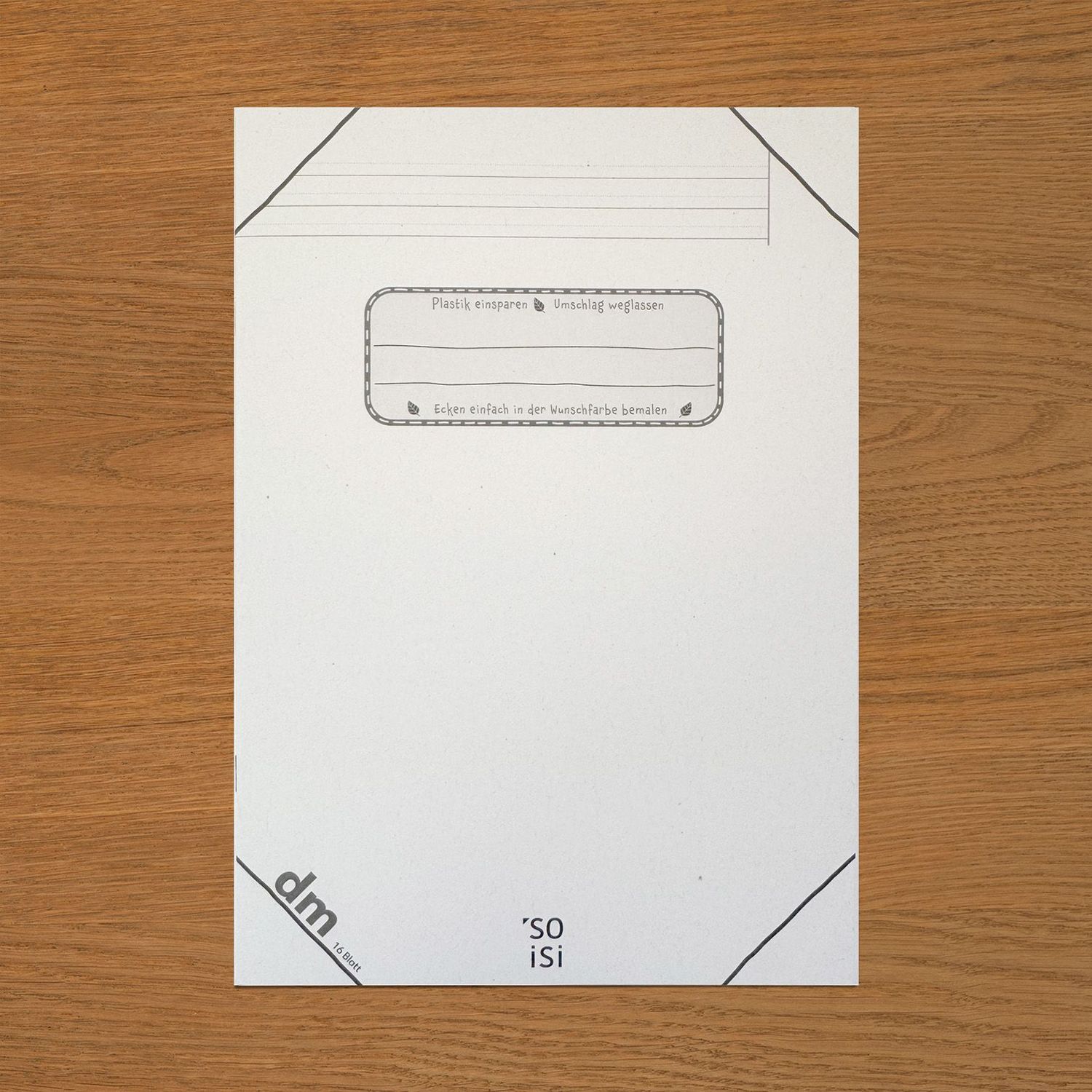 Lineatur dm, liniert mit punktierter Hilfslinie mit Rand, DIN-A4 Lineatur dm, liniert mit punktierter Hilfslinie mit Rand, DIN-A4
