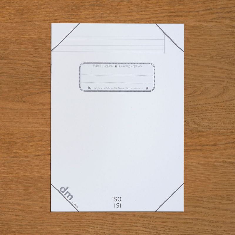 Lineatur dm, liniert mit punktierter Hilfslinie mit Rand, DIN-A4 Lineatur dm, liniert mit punktierter Hilfslinie mit Rand, DIN-A4