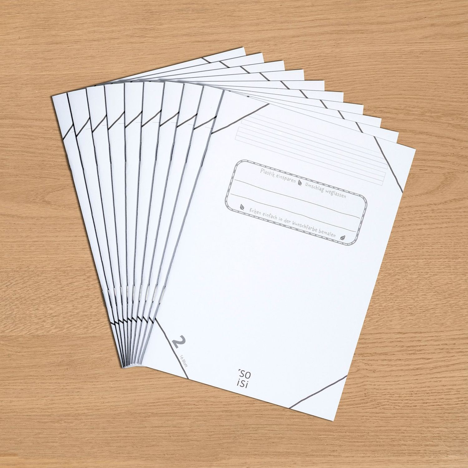 Lineatur 2 (liniert für Klasse 2) DIN-A5, 10 St. Lineatur 2 (liniert für Klasse 2) DIN-A5, 10 St.