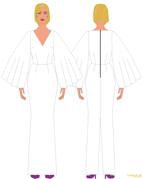 Build your dress- LOW V-NECK OPTIONS