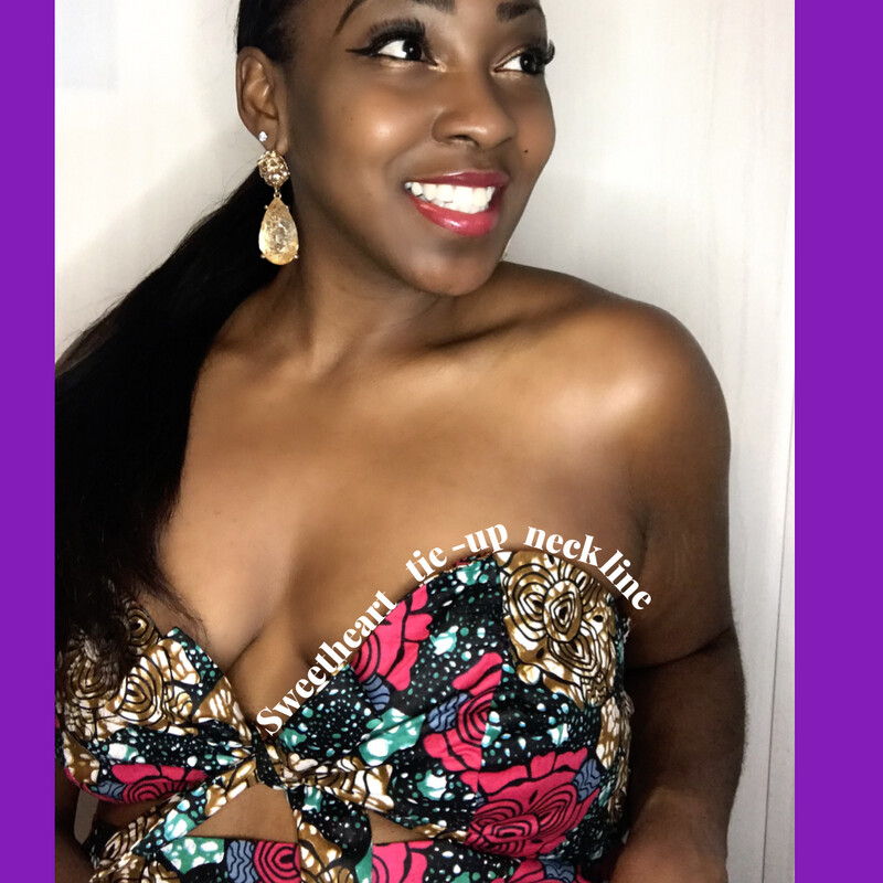 Build your dress - SWEETHEART TIE-UP NECKLINE OPTIONS