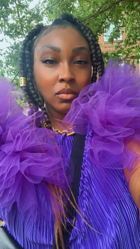 TOP MAGNETIC ACCESSORIES- Butterfly effect netting edition ROYAL PURPLE