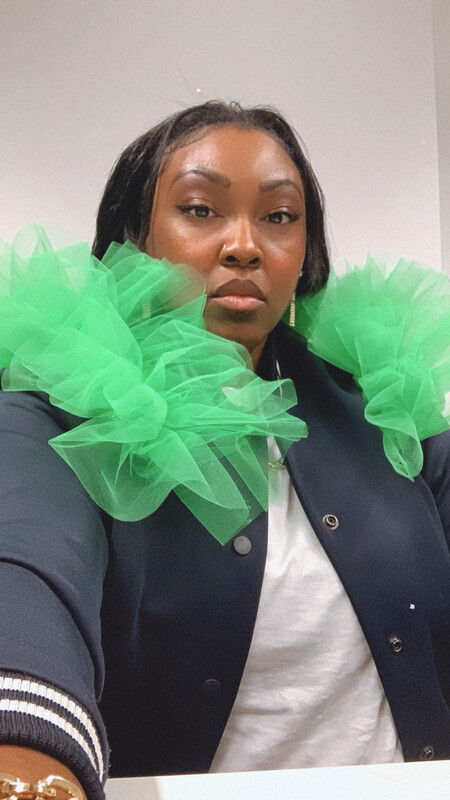 TOP MAGNETIC ACCESSORIES- Butterfly effect netting edition-GREEN WITH ENVY