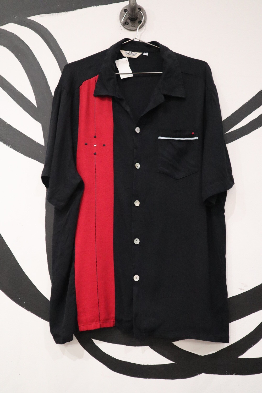 Da Vinci Black Revere Collar Top XL Da Vinci Black Revere Collar Top XL