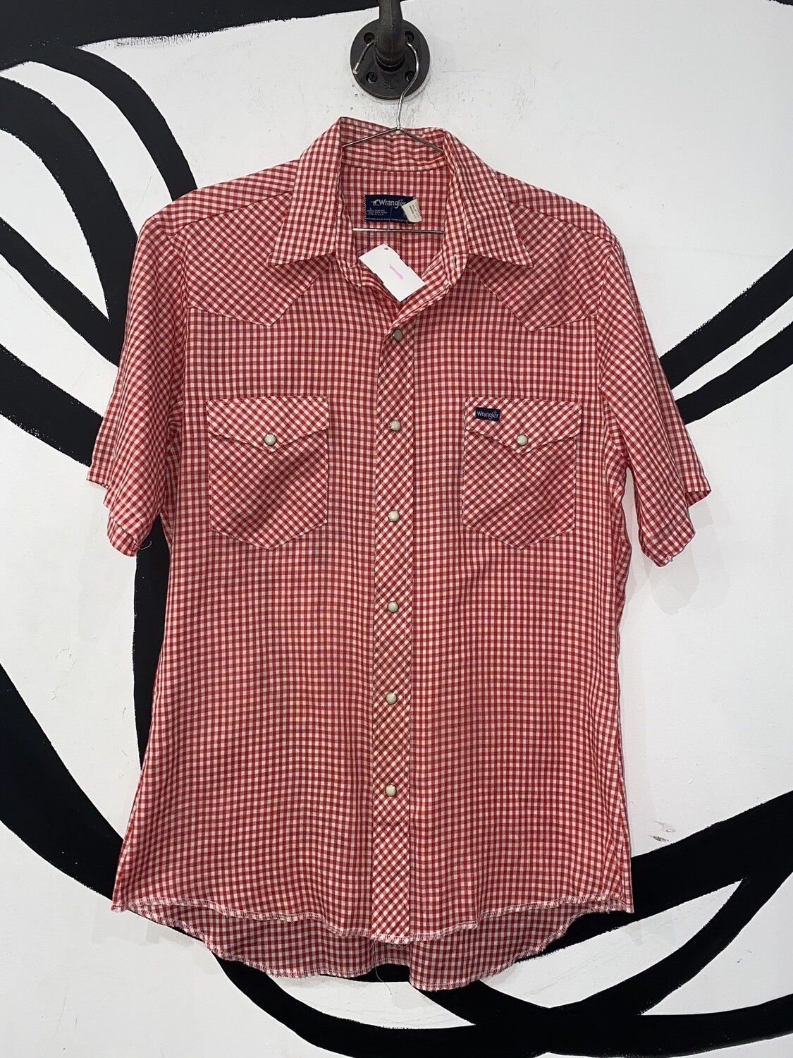 Women’s Wrangler Button Up Blouse Size M Women’s Wrangler Button Up Blouse Size M