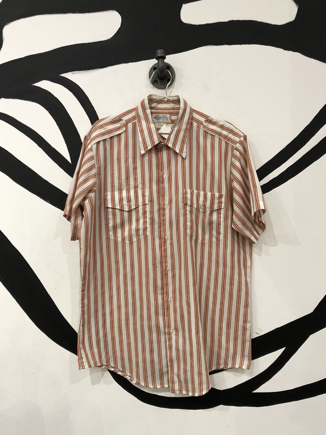 70’s Riverside Striped Short Sleeve Button Up Size L 70’s Riverside Striped Short Sleeve Button Up Size L