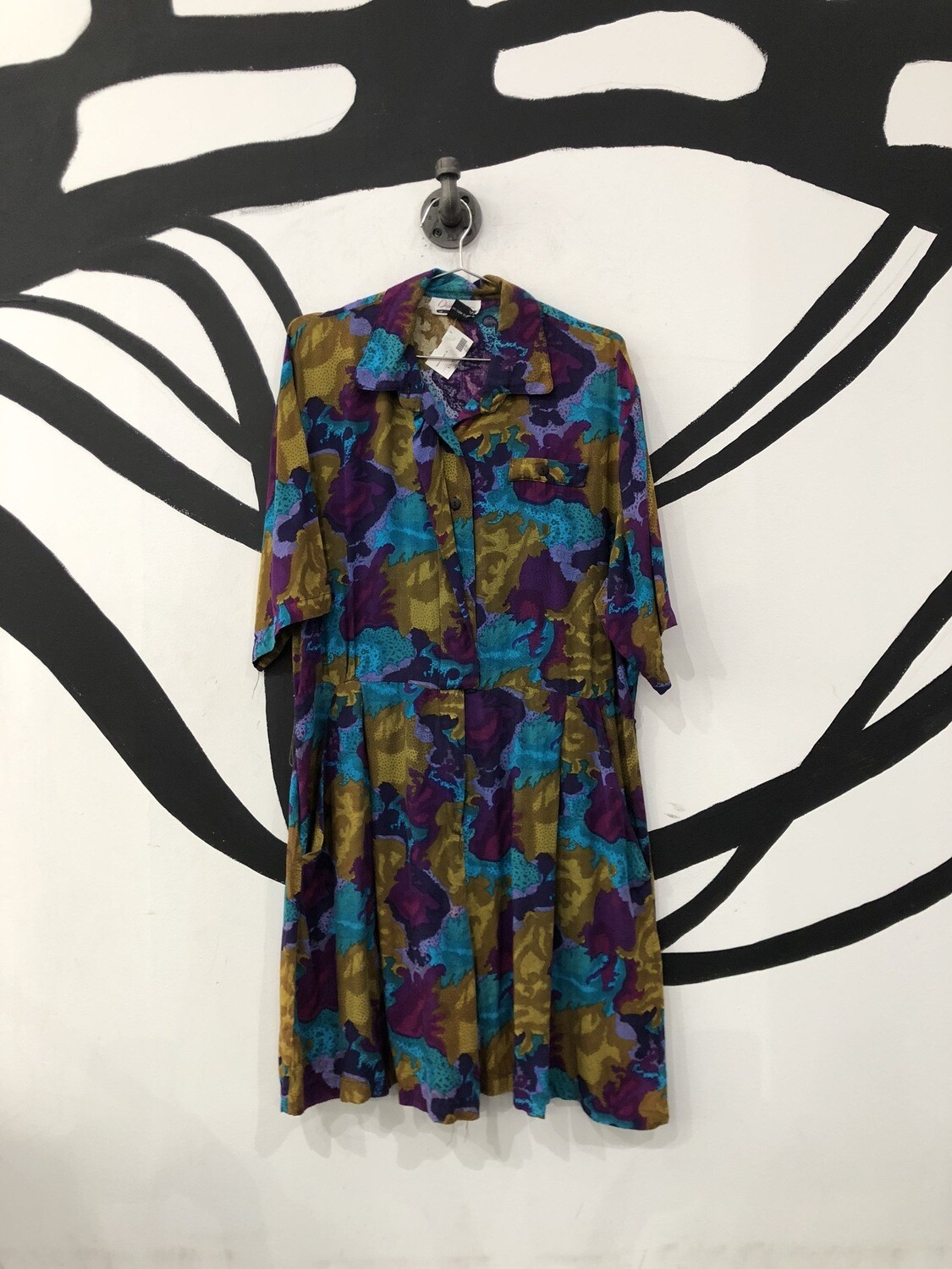 Collared Short Sleeve Romper Size M Collared Short Sleeve Romper Size M