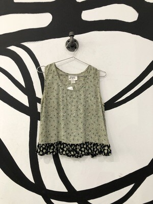 Pear Patterned Tank Top Size S