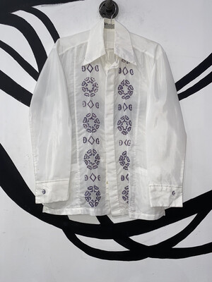 Embroidered Button Up Size S