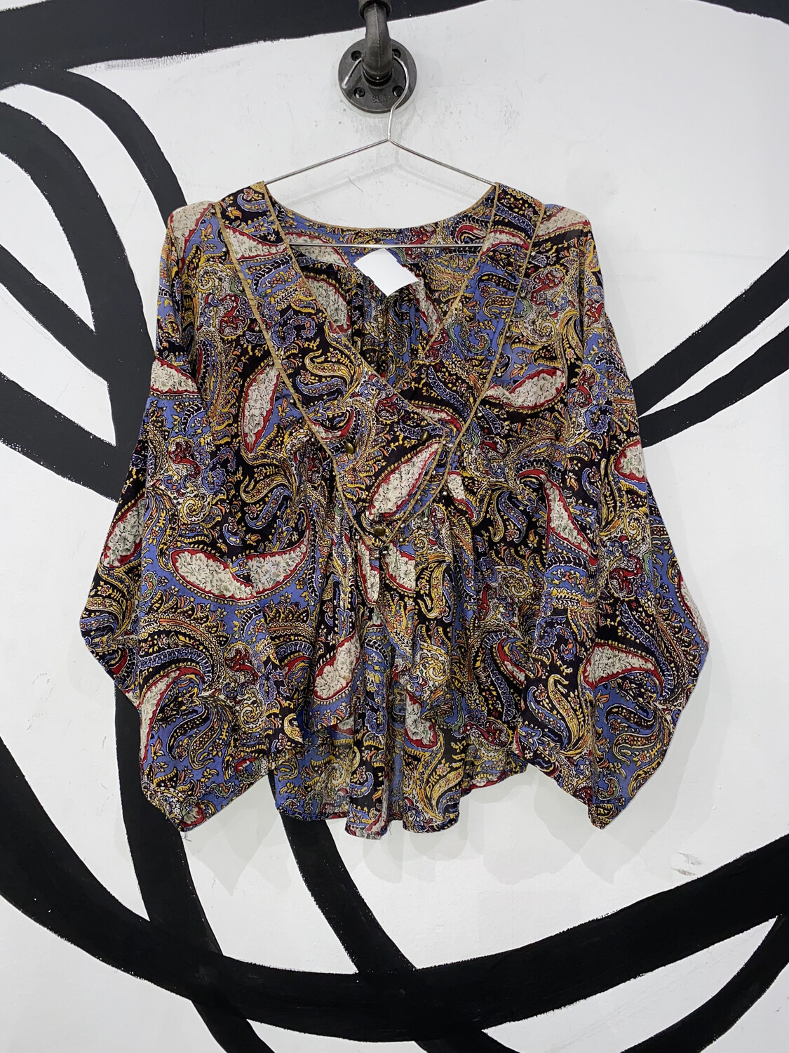 Paisley Bell Blouse Size S