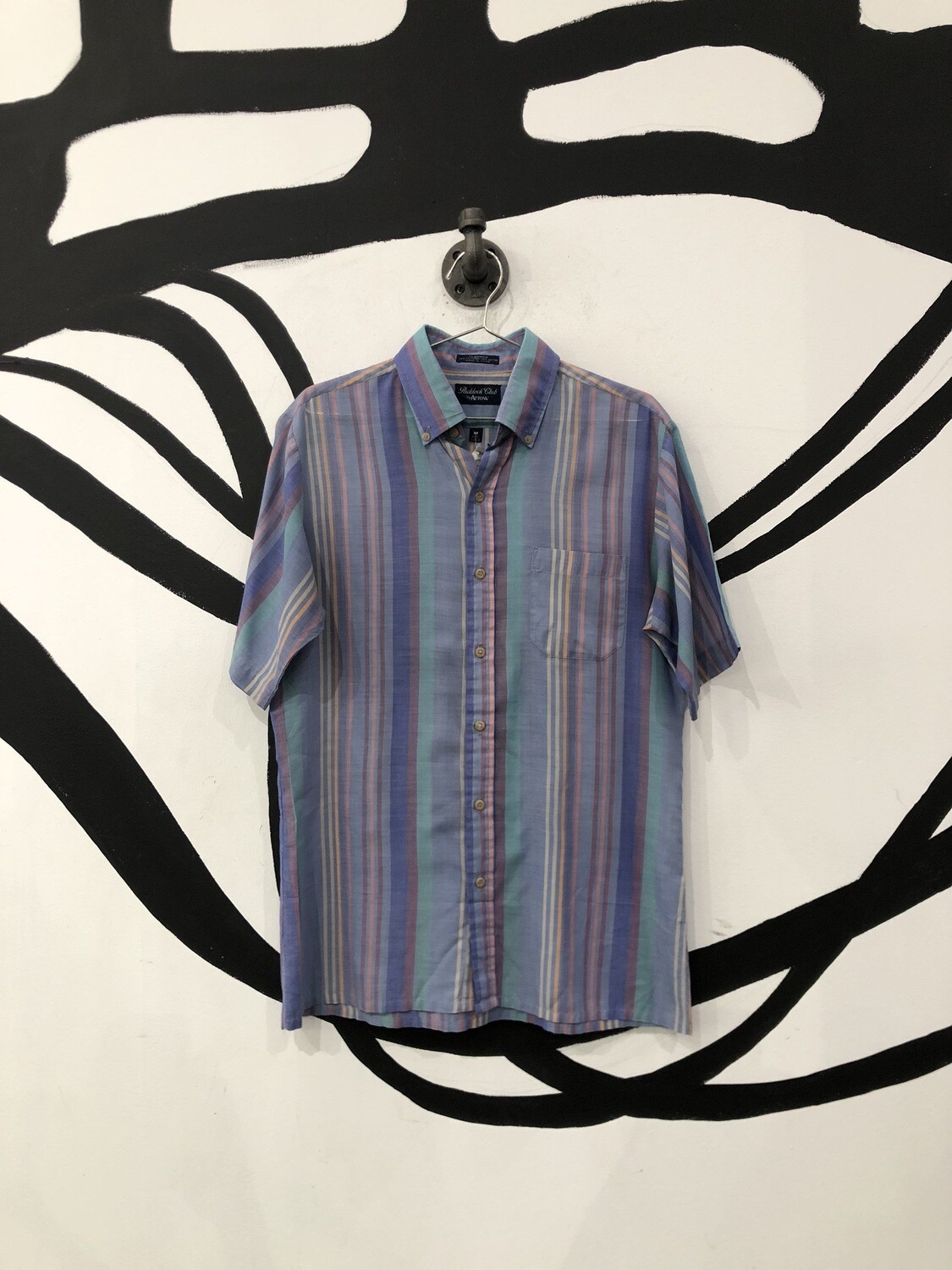 Striped Colorful Button Up Size M Striped Colorful Button Up Size M