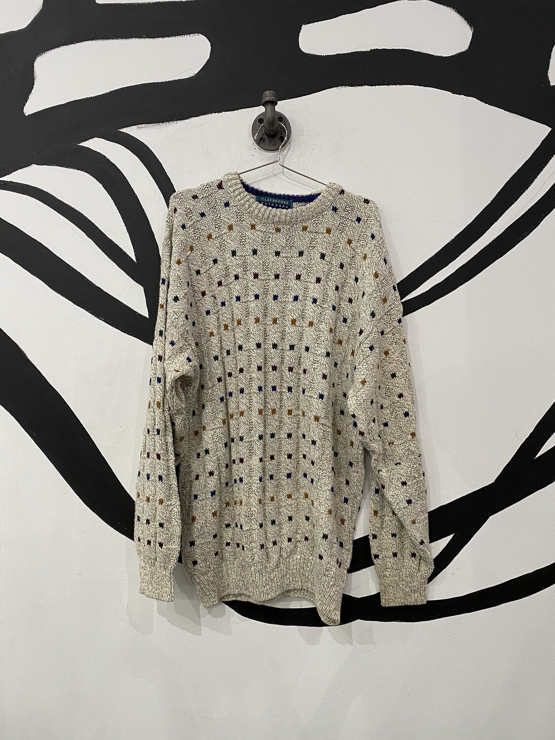 Multicolored Patterned Sweater Size L Multicolored Patterned Sweater Size L