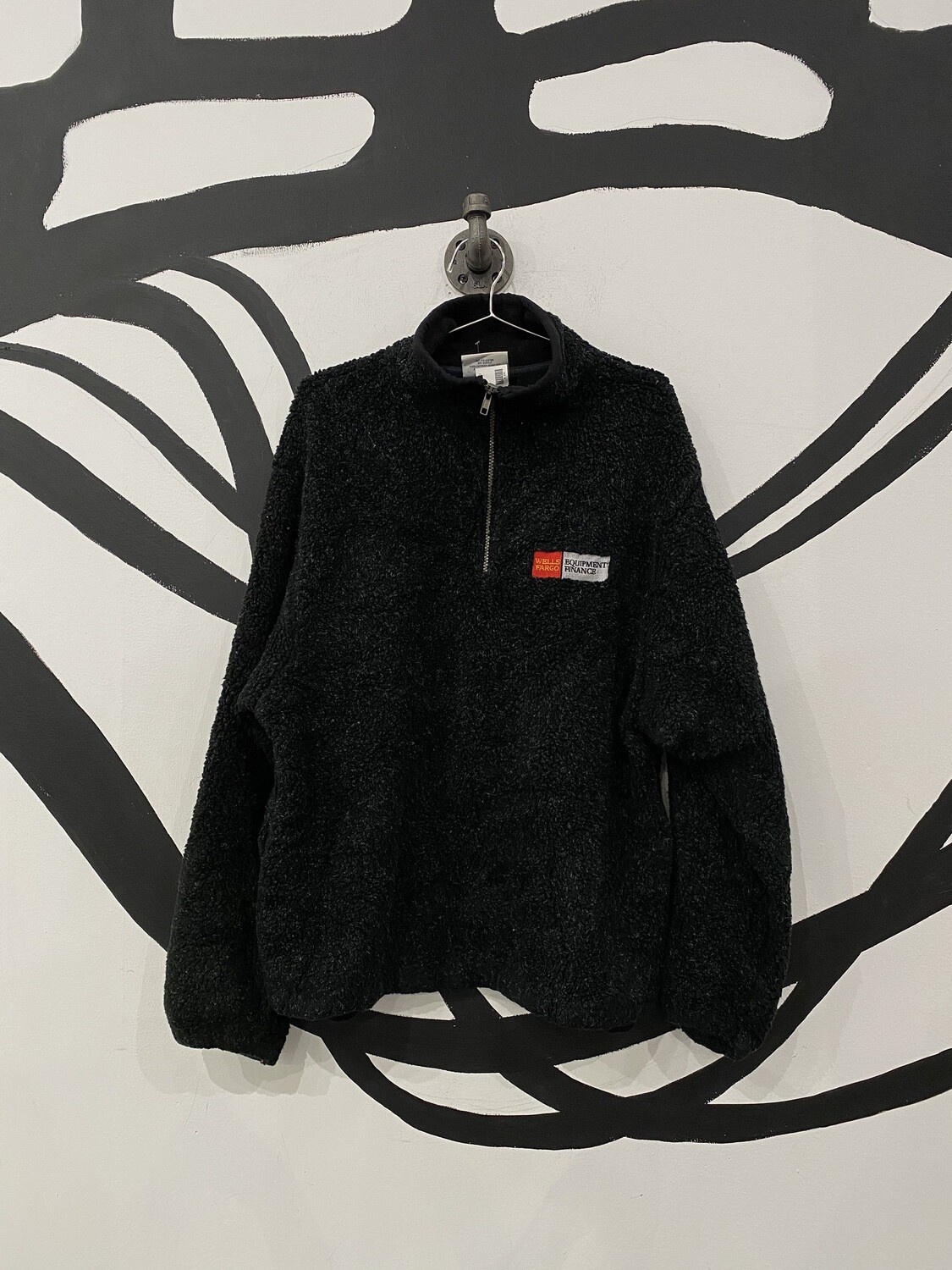 Fleece Wells Fargo Quarter Zip Jacket Size M Fleece Wells Fargo Quarter Zip Jacket Size M