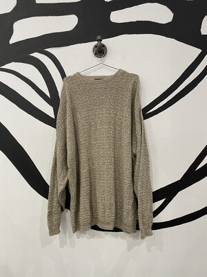 Oatmeal Heather Sweater Size XL