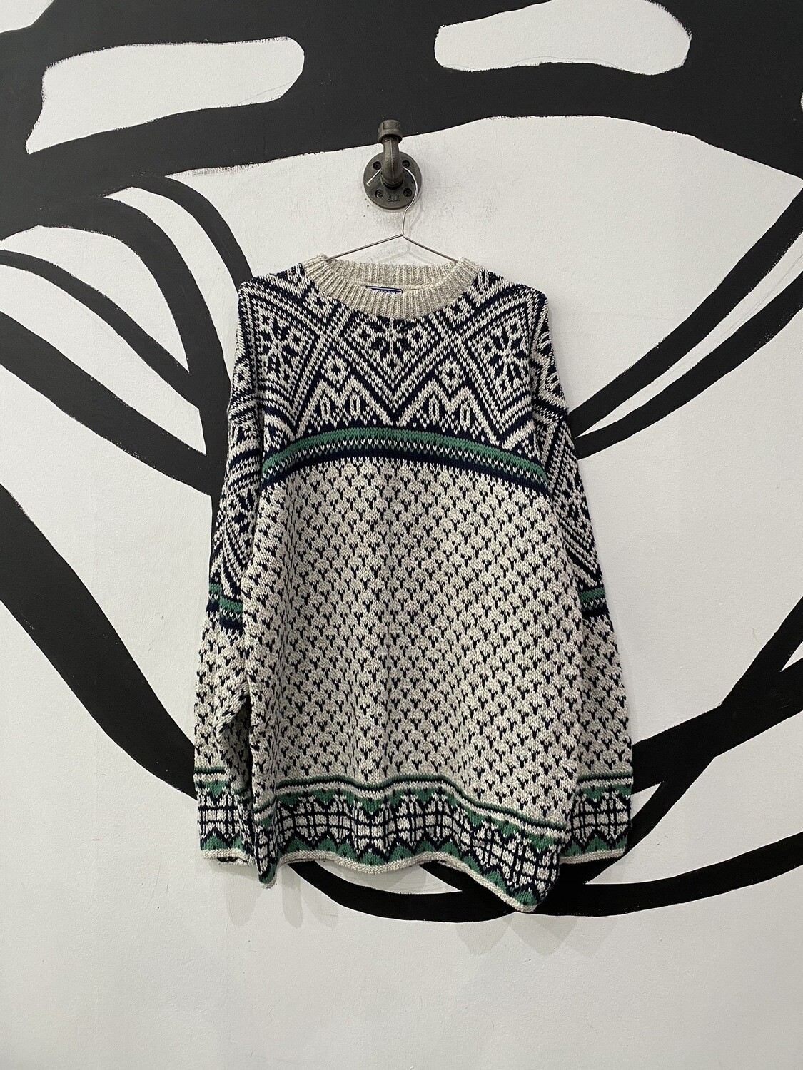 Cotton Patterned Sweater Size L Cotton Patterned Sweater Size L