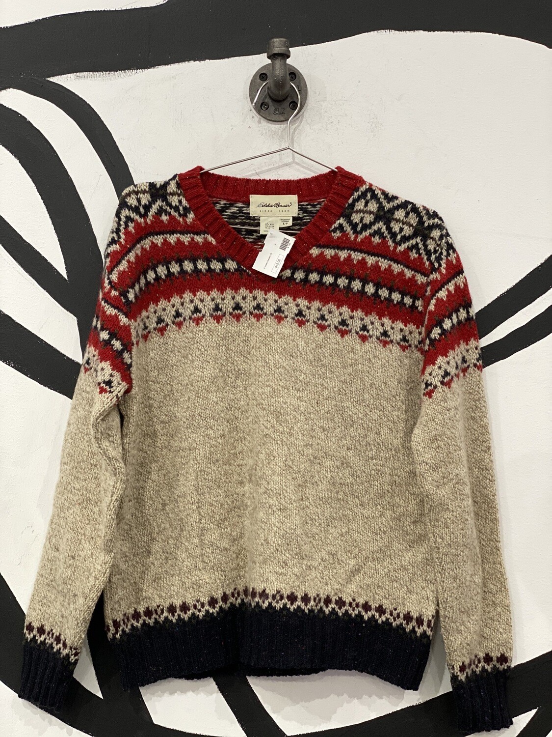 Eddie Bower Tan Sweater Size Small Eddie Bower Tan Sweater Size Small
