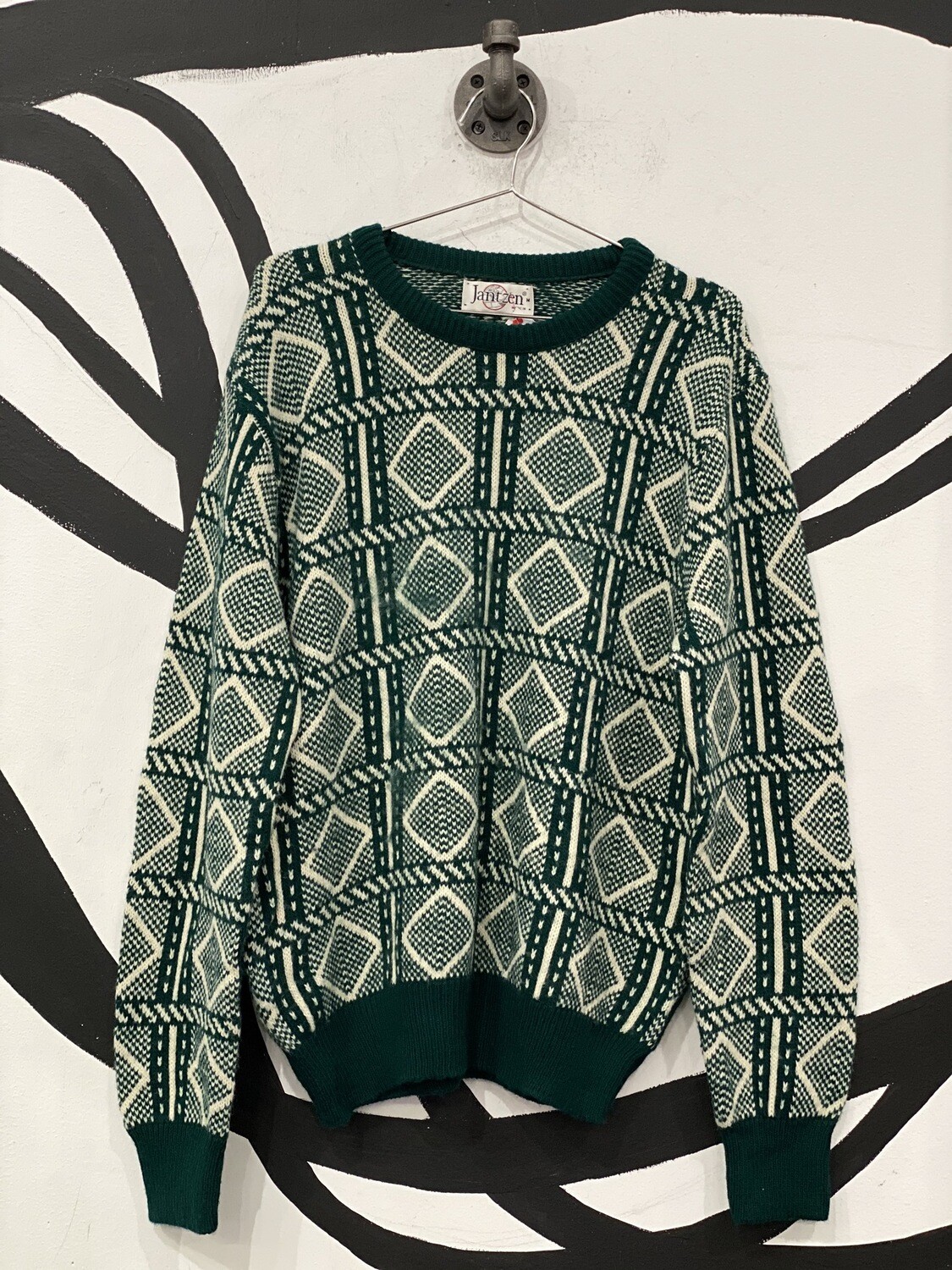 Jantzen Green Sweater Size M Jantzen Green Sweater Size M