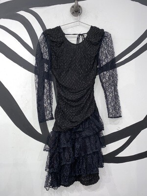 Black Lace Cocktail Dress Size M