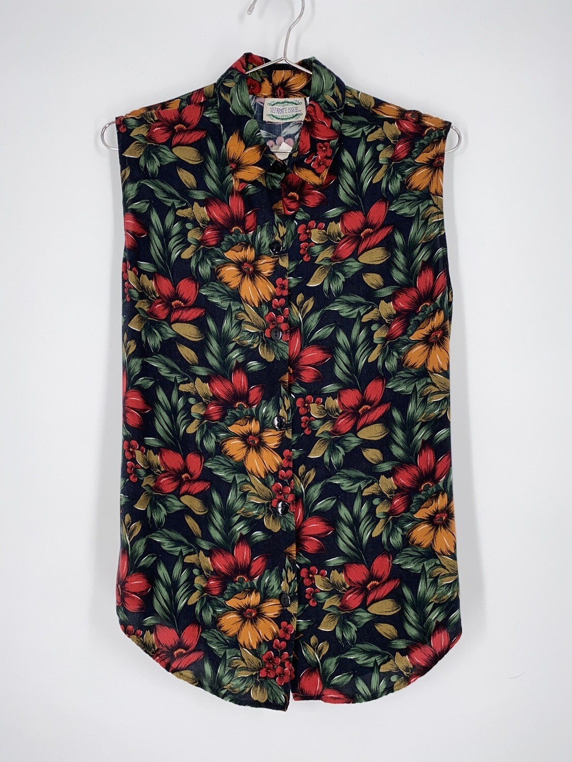 Floral Sleeveless Top Size S