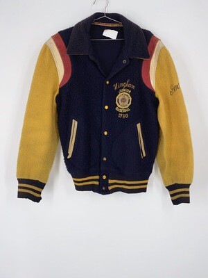 Junior Baseball Wool Varsity Jacket Size M