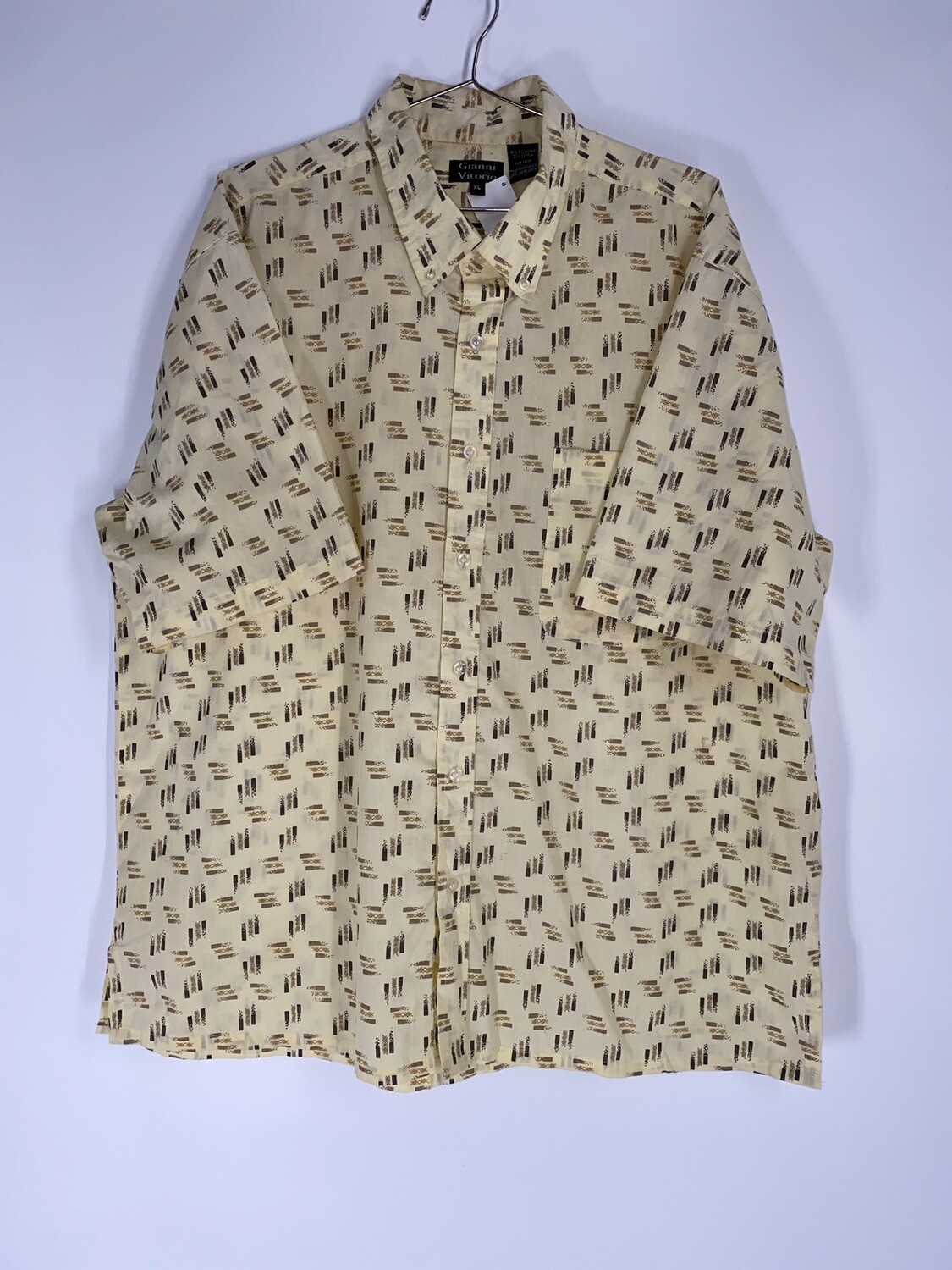 Gianni Vitorio Patterned Button Down Size L