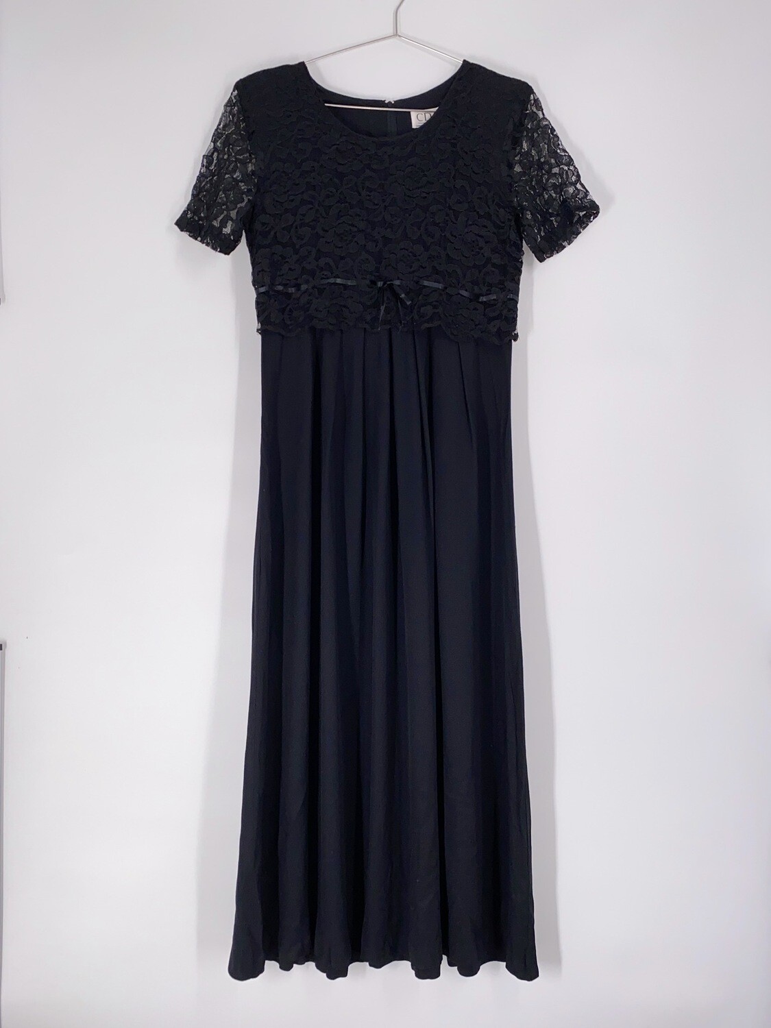 Black Lace Top Dress Size M