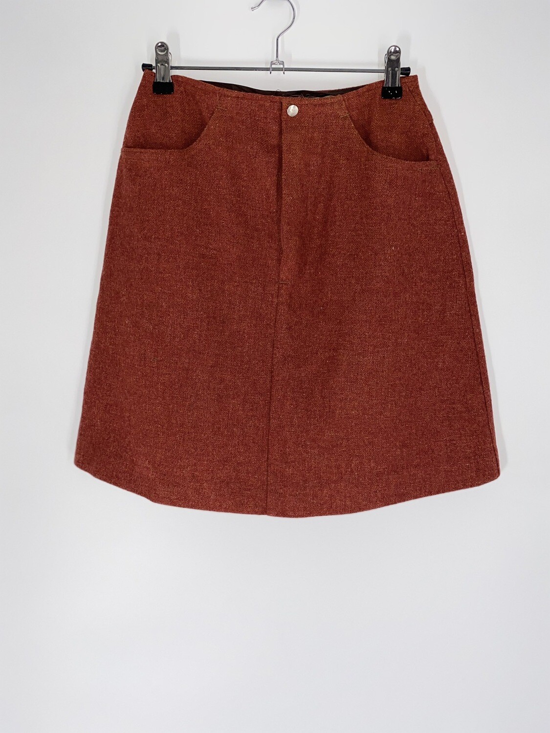 Brick Red Skirt Size S