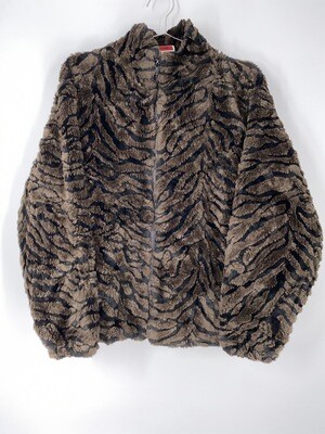 Polar Magic Faux Fur Zip Up Jacket Size S