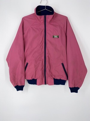 L.L. Bean Pink Zip Up Sports Jacket Size L