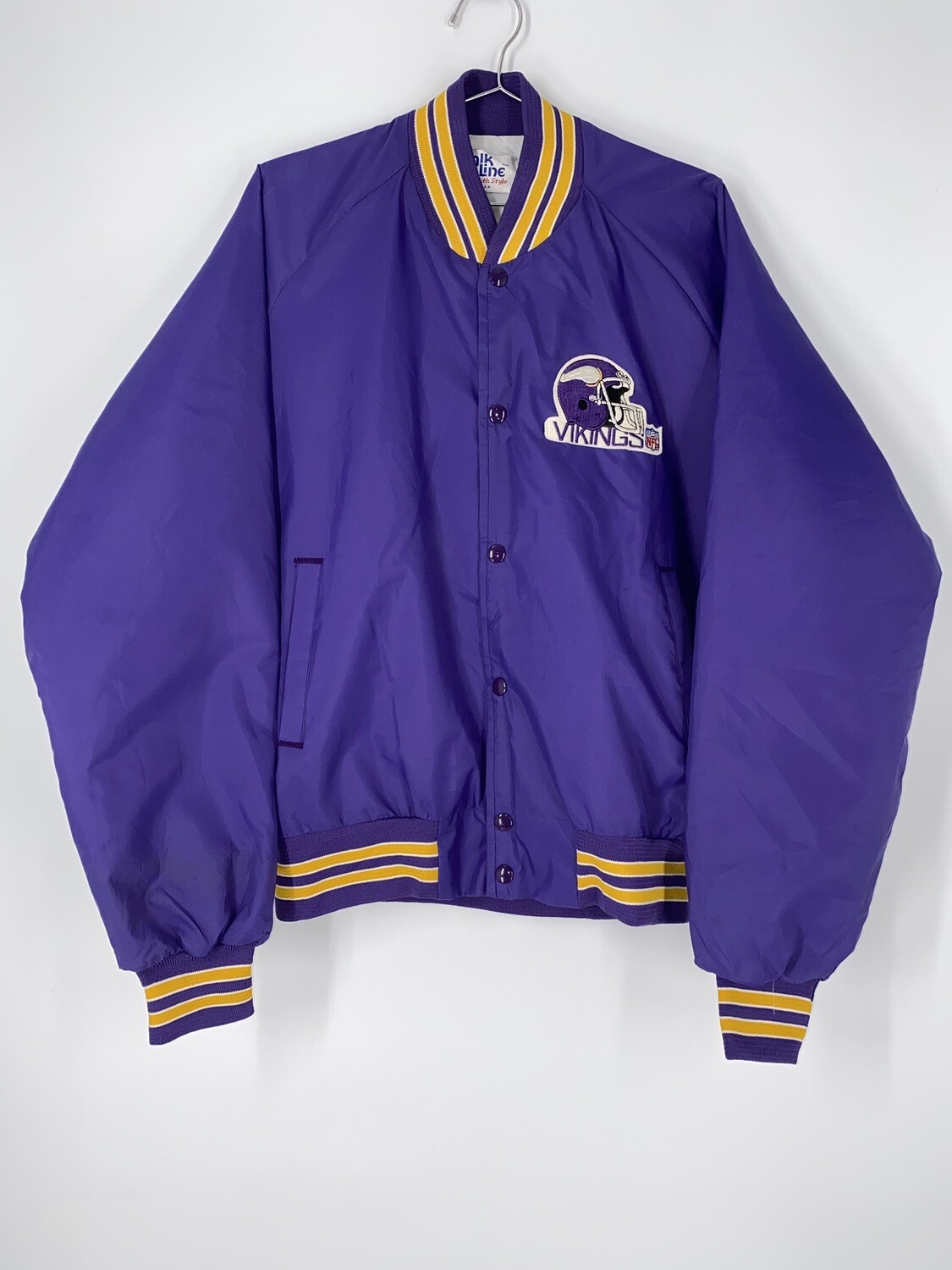 Purple Vikings Football Bomber Jacket 