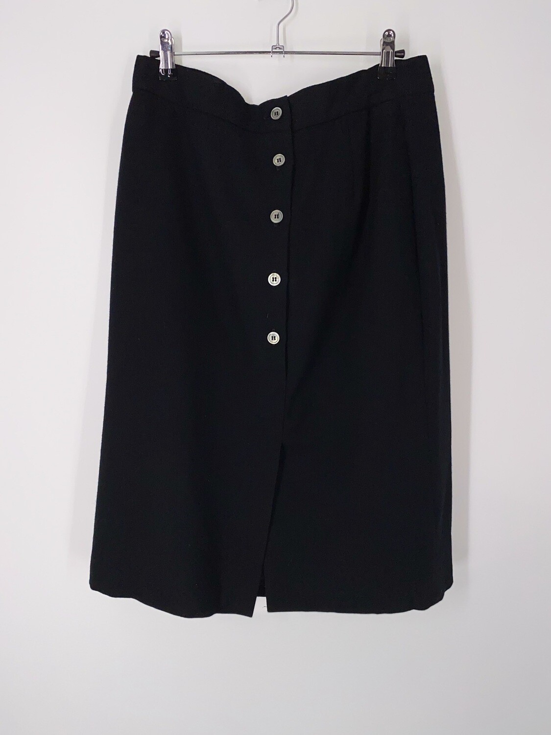 Button Up Split Hem Skirt Size XL