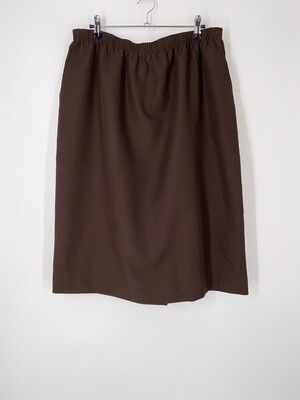 Dark Brown Skirt Size XL