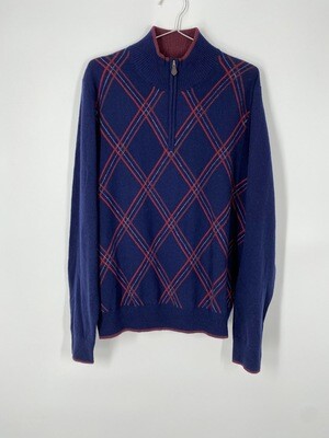 Brooks Brothers Zip Sweater Size Medium