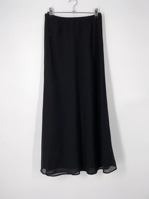 Black Sheer Overlay Skirt Size S