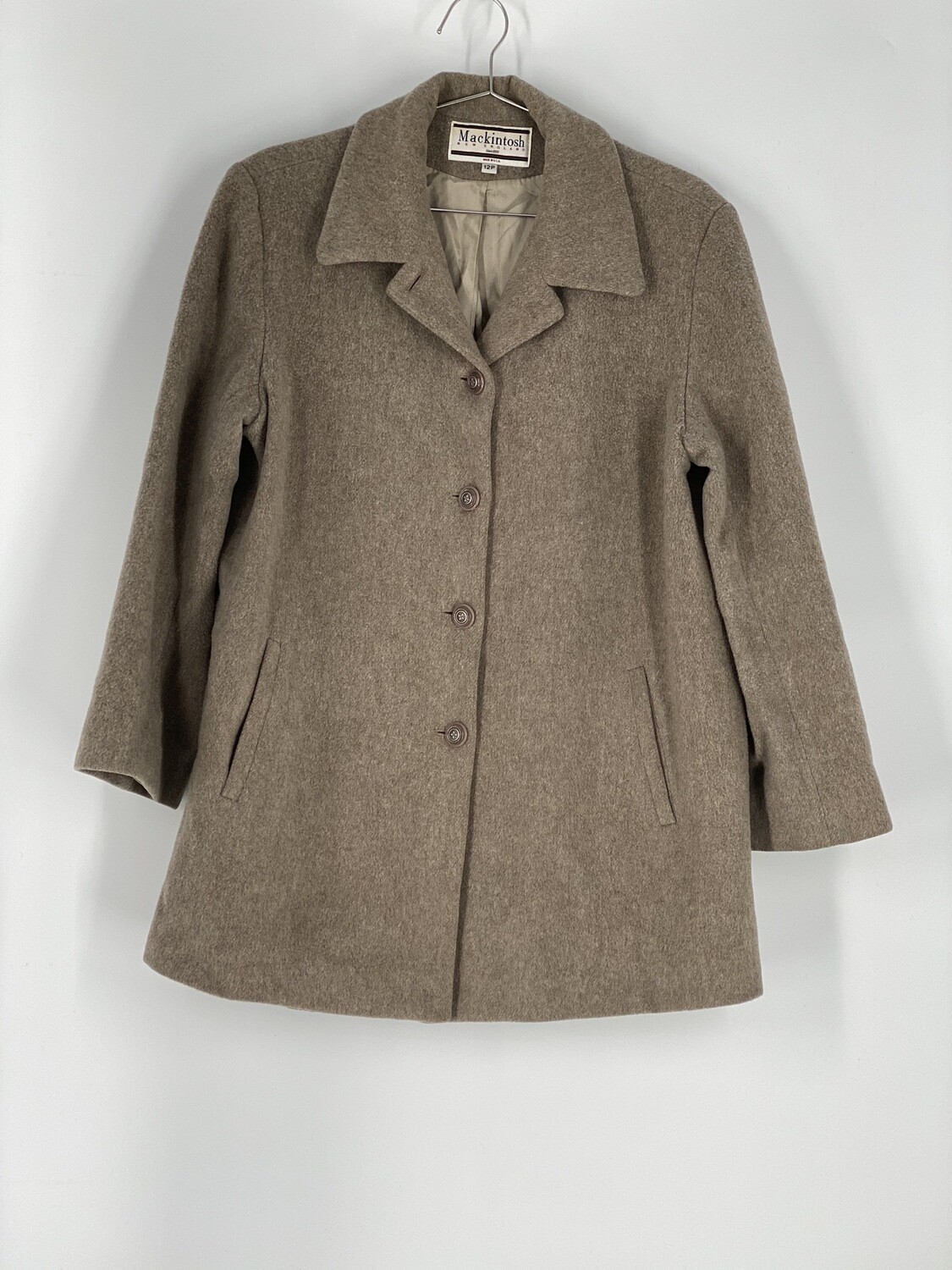 Mackintosh Tan Heavy Coat Size L