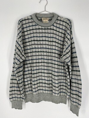 Checkered Sweater Size L