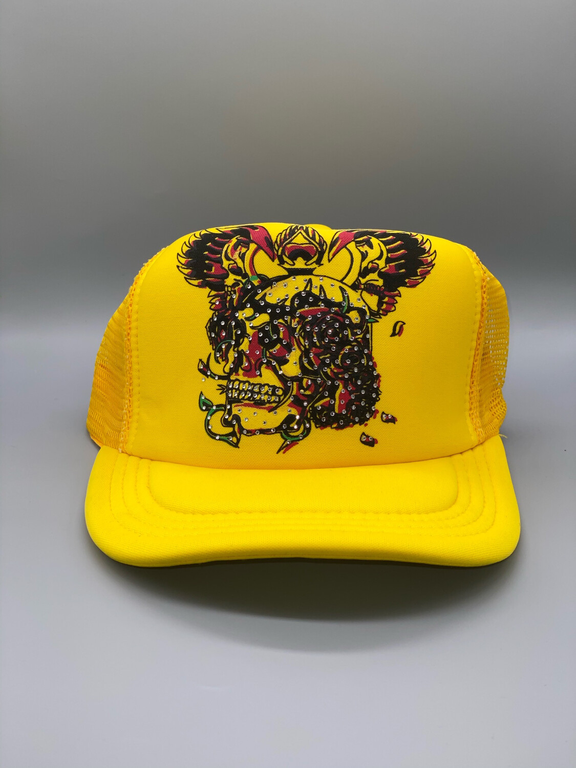 Bright Yellow Y2K Trucker Hat Bright Yellow Y2K Trucker Hat