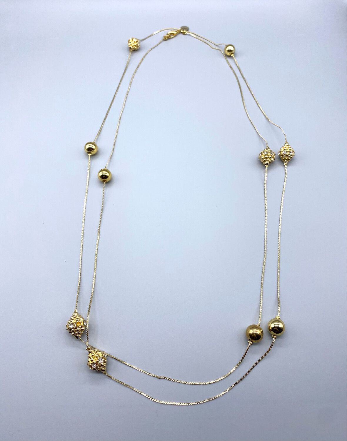 Dual Chain Gold Necklace