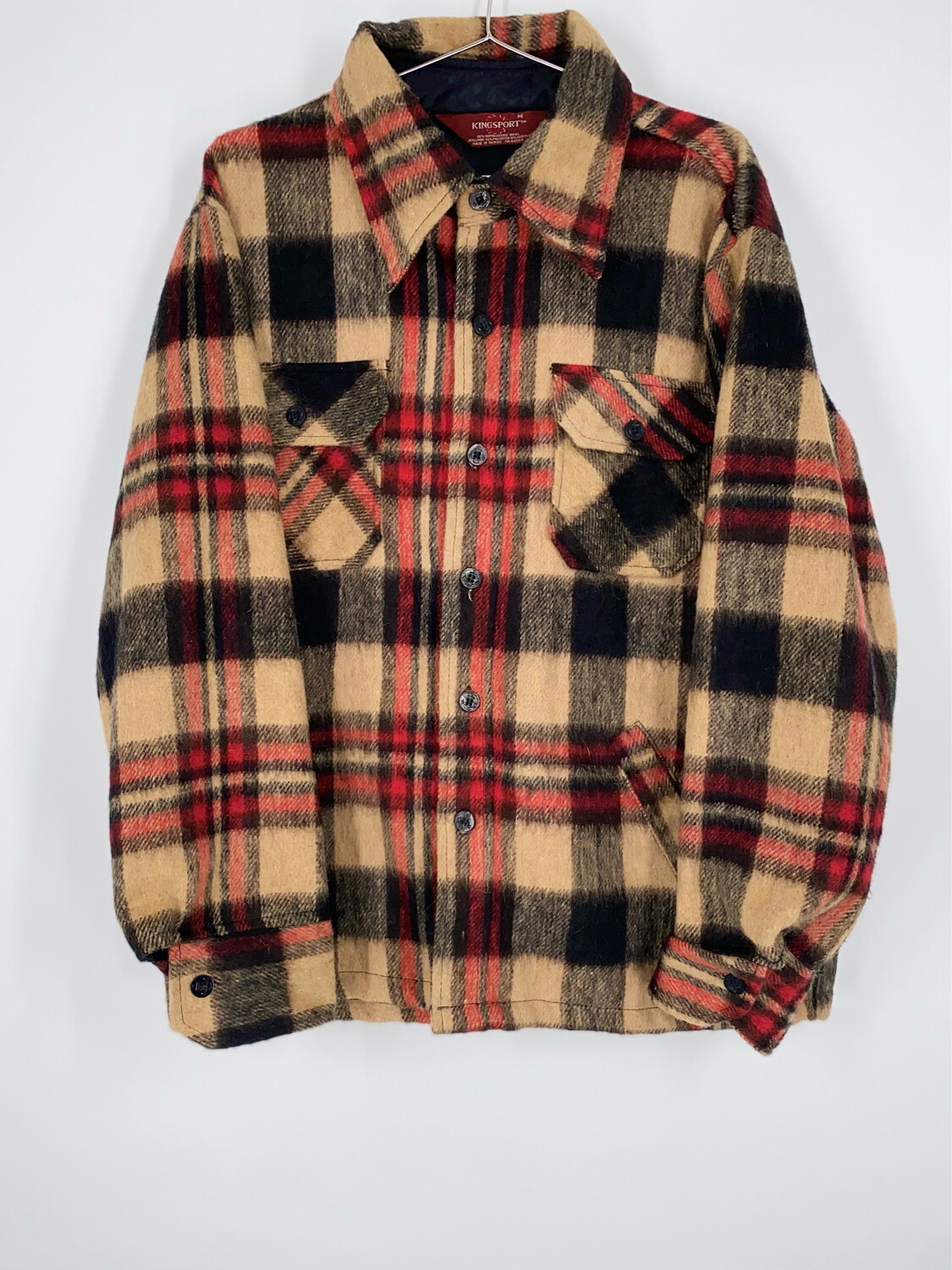 Kingsport Wool Flannel Lightweight Jacket Size M