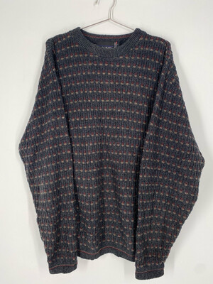 Bill Blass Vintage Printed Sweater Size L