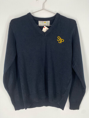 Flynn & O’Hara Vintage Stjp V-Neck Sweater Size S