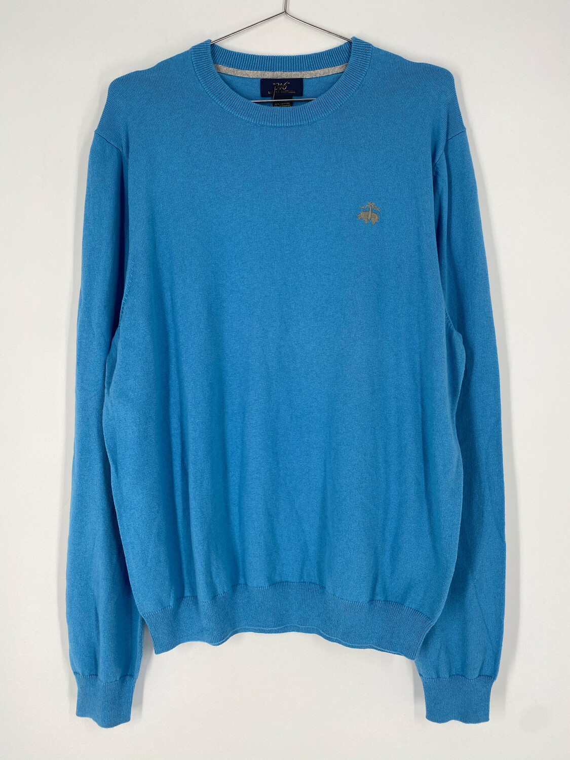 Brooks Brothers “346” Vintage Crewneck Blue Sweater Size M