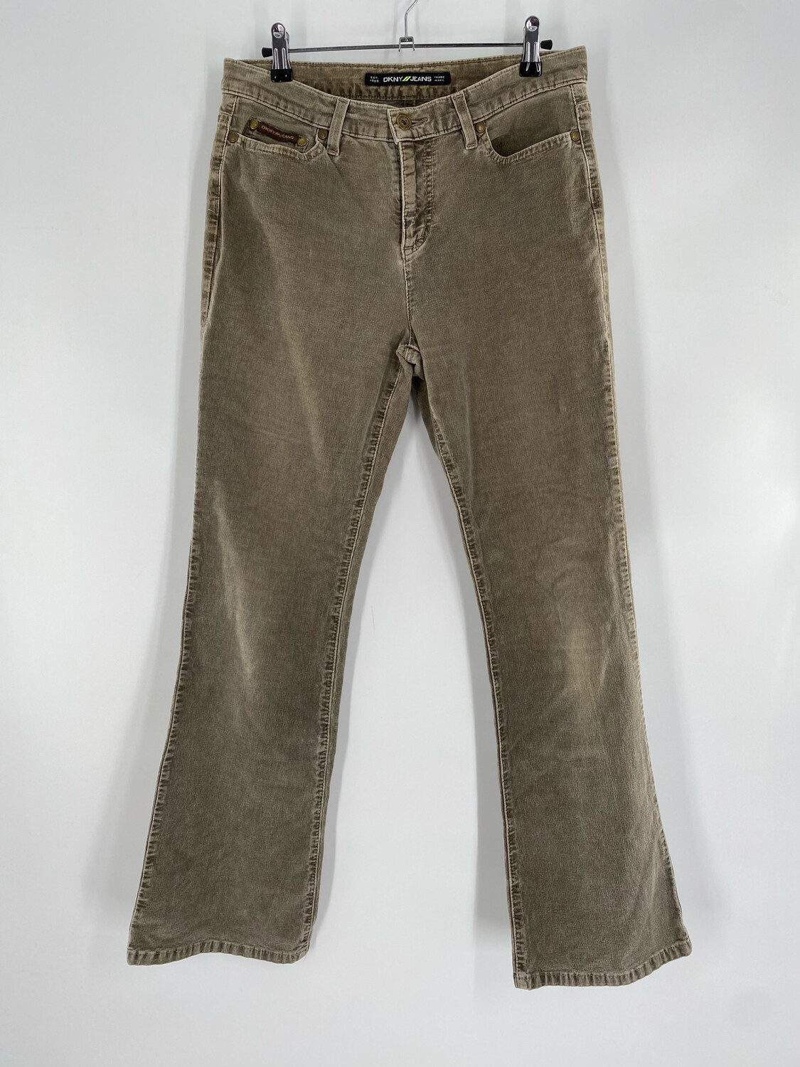 DKNY Jeans Green Corduroy Jeans Size M DKNY Jeans Green Corduroy Jeans Size M