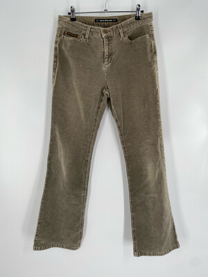 DKNY Jeans Green Corduroy Jeans Size  M
