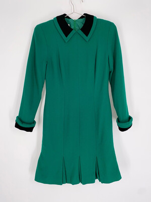 Jones New York Emerald Green Mini Dress Size